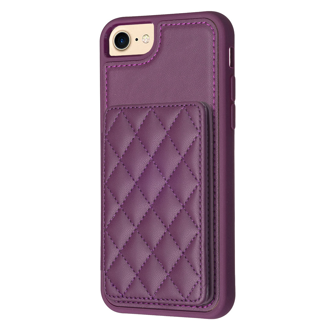 BF25 For iPhone 6/6s/7/8 PU Leather Coated TPU Cover Phone Case with Card Holder Kickstand BF25 For iPhone 6/6s/7/8 PU Leather Coated TPU Cover Phone Case with Card Holder Kickstand